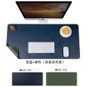 Wholesale leather mouse pad ordering pattern logo super large leather writing pad office computer keyboard desk pad