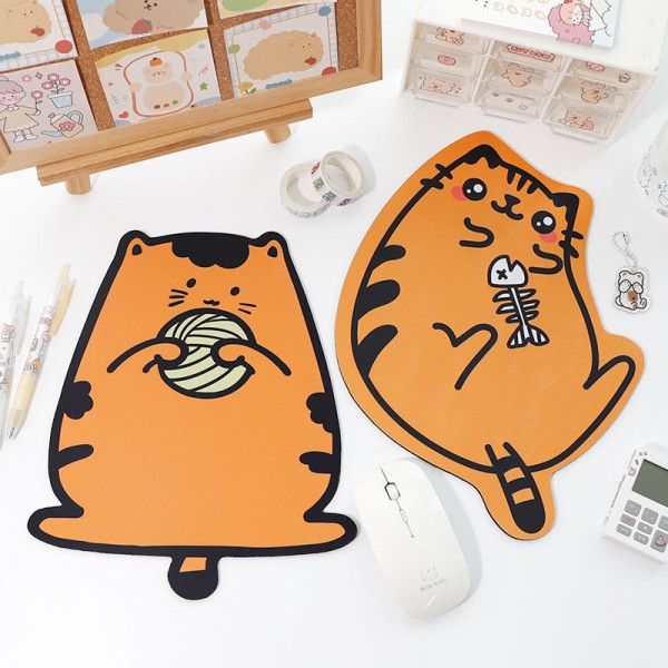 Mouse pad cartoon special-shaped cute girl ins fengri small desk pad creative thickened office soft hand pad