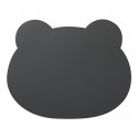 Wholesale silicone mouse pad leather mouse creative bear head mouse pad game pad business desk pad factory straight