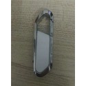 Foreign trade 8g16g key chain metal U disk 32g64g mountaineering buckle leather case fashion gift U disk custom logo