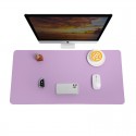 Wholesale leather mouse pad ordering pattern logo super large leather writing pad office computer keyboard desk pad