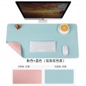 Wholesale leather mouse pad ordering pattern logo super large leather writing pad office computer keyboard desk pad