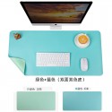 Wholesale leather mouse pad ordering pattern logo super large leather writing pad office computer keyboard desk pad