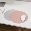 Round mouse pad small single double-sided solid color computer office game girls' desk pad anti slip mouse pad customization