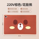 Graphene heating pad computer warm writing warm hand mouse pad cotton hemp simple office leather warm table pad