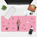 Vitality girl mouse pad increases cartoon cute writing creativity girl heart fairy Japanese small fresh table pad