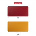 Manufacturer waterproof leather computer mouse pad large desk pad keyboard desk pad logo pattern