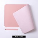 Source factory stock mouse pad leather desk pad business office computer desk pad single-sided monochrome computer pad