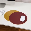Round mouse pad small single double-sided solid color computer office game girls' desk pad anti slip mouse pad customization