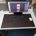 Simple leather business boss big class desk pad office computer desk writing pad anti slip waterproof mouse pad