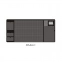 Ins retro multifunctional business office household waterproof large computer desk pad Pu mouse pad