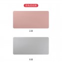 Manufacturer waterproof leather computer mouse pad large desk pad keyboard desk pad logo pattern