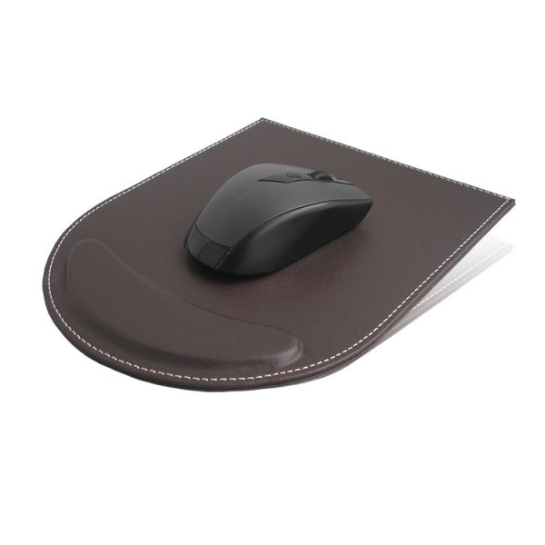 Kingfom solid leather mouse pad computer desktop Pu wrist pad personalized wrist guard mouse pad customization