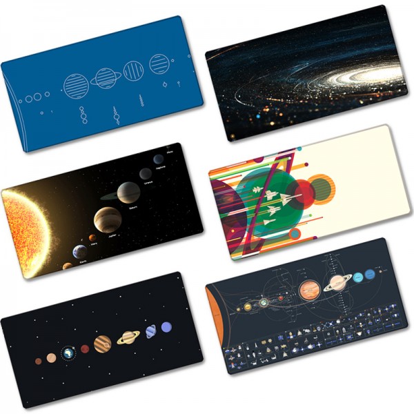 Creative planet universe personalized mouse pad large extra large thickened to figure custom wholesale lockedge office table pad