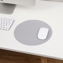 Round mouse pad small single double-sided solid color computer office game girls' desk pad anti slip mouse pad customization