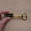 [xingtaiyuan] metal creative key USB flash disk high speed gold silver key USB flash disk logo laser engraving USB flash disk