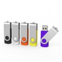 Metal rotary U disk clip 32g creative U disk gift computer USB flash disk factory wholesale cross-border bidding