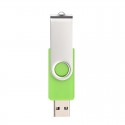 Rotary U disk wholesale gift custom plastic USB flash disk laser logo4g8g16g32g64gu disk