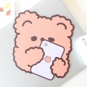 Ins soft chocolate bear mouse pad small laptop office cartoon student creativity
