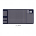 Ins retro multifunctional business office household waterproof large computer desk pad Pu mouse pad