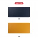 Manufacturer waterproof leather computer mouse pad large desk pad keyboard desk pad logo pattern