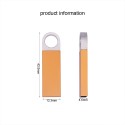 [xingtaiyuan] metal color key ring custom Keychain metal U disk logo laser engraving U disk