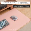 Spot lockedge cork leather double-sided desk mouse pad notebook desk pad waterproof support logo pattern