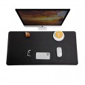 Wholesale leather mouse pad ordering pattern logo super large leather writing pad office computer keyboard desk pad
