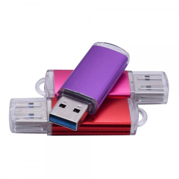 [xingtaiyuan] Mini Metal bright color aluminum alloy usb3 0 high speed U disk laser engraving logo