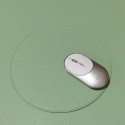 Round mouse pad small single double-sided solid color computer office game girls' desk pad anti slip mouse pad customization