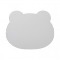 Wholesale silicone mouse pad leather mouse creative bear head mouse pad game pad business desk pad factory straight