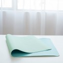 Amazon double-sided two-color PU Leather Desk Mat large mouse game mat learning desk mat