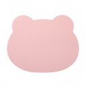 Wholesale silicone mouse pad leather mouse creative bear head mouse pad game pad business desk pad factory straight
