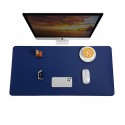 Wholesale leather mouse pad ordering pattern logo super large leather writing pad office computer keyboard desk pad