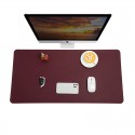 Wholesale leather mouse pad ordering pattern logo super large leather writing pad office computer keyboard desk pad