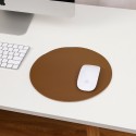 Round mouse pad small single double-sided solid color computer office game girls' desk pad anti slip mouse pad customization