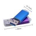[xingtaiyuan] Mini Metal bright color aluminum alloy usb3 0 high speed U disk laser engraving logo