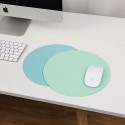 Round mouse pad small single double-sided solid color computer office game girls' desk pad anti slip mouse pad customization