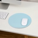Round mouse pad small single double-sided solid color computer office game girls' desk pad anti slip mouse pad customization