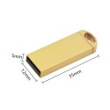 Xingtaiyuan mini metal triangle hook USB flash disk custom Keychain metal USB flash disk logo laser engraving USB flash disk