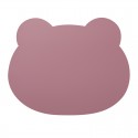 Wholesale silicone mouse pad leather mouse creative bear head mouse pad game pad business desk pad factory straight