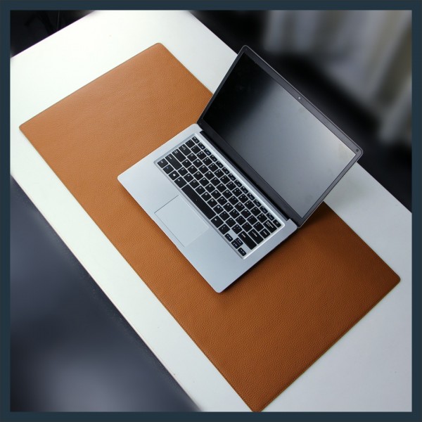 First layer cowhide table mat leather oversized mouse mat office computer mat desk leather mat desk furniture mat waterproof