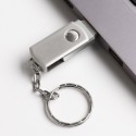 Rotary USB flash disk lettering Logo Metal gift 8g rotary car USB flash disk 16g32g64g car USB flash disk 128G