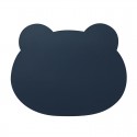 Wholesale silicone mouse pad leather mouse creative bear head mouse pad game pad business desk pad factory straight