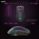 HXSJ new USB wired game mouse supports macro programming 8000dpi adjustable RGB luminous spot generation