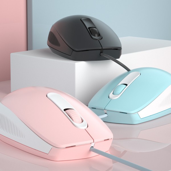Wired silent computer office home business game notebook desktop boy girl mini mouse small