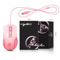 A869hxsj colorful luminous game mouse E-sports wired mouse DPI four gear adjustable 3200dpi