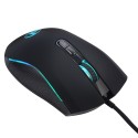 A869hxsj colorful luminous game mouse E-sports wired mouse DPI four gear adjustable 3200dpi 