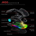 The new HXSJ Dongdong mouse RGB light-emitting, supports light off, 6-key programming, and supports one generation of various games
