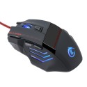 HXSJ colorful luminous game mouse photoelectric wired mouse computer peripherals customized mouse